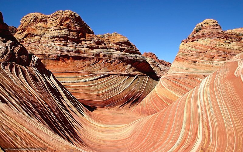 The Wave Rock Formation — Red, Dramatic, Afternoon