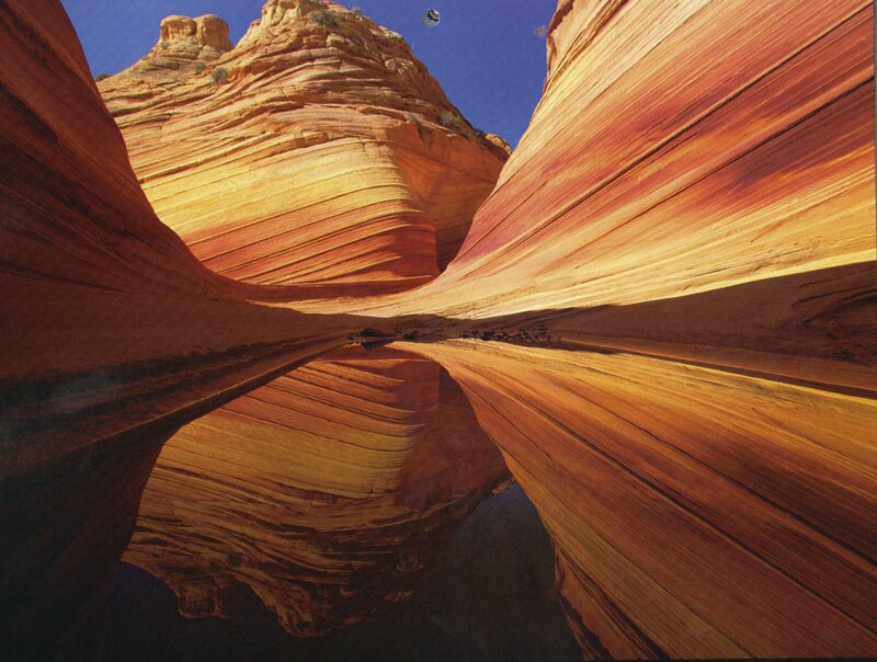 The Wave Rock Formation — Red