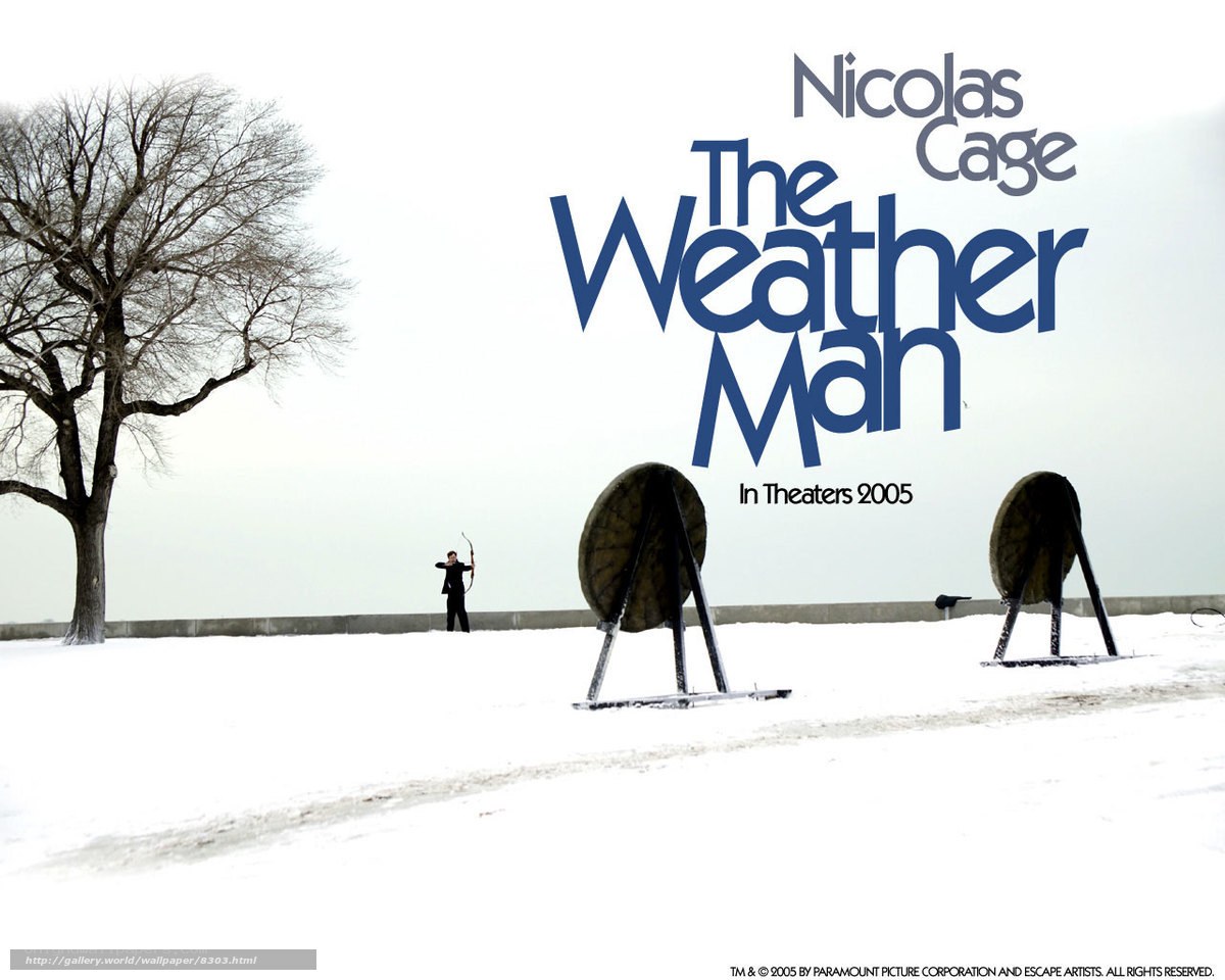 The Weather Man movie poster