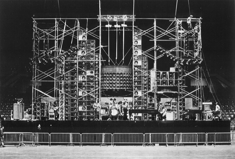 The Who stage setup