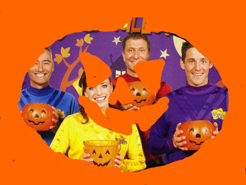 The Wiggles in Halloween Costumes — Orange