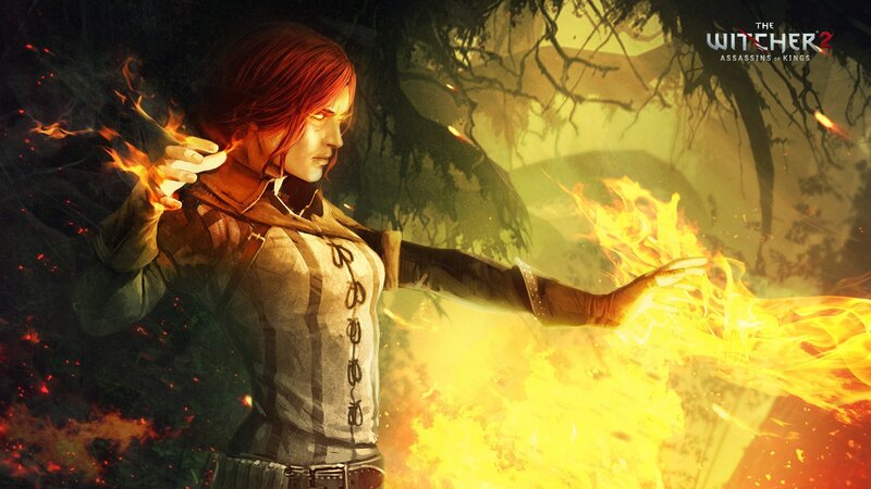 The Witcher 2 fire magic