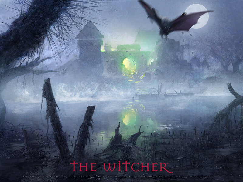 The Witcher game art