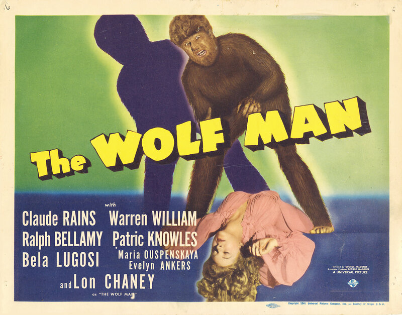 The Wolf Man movie poster