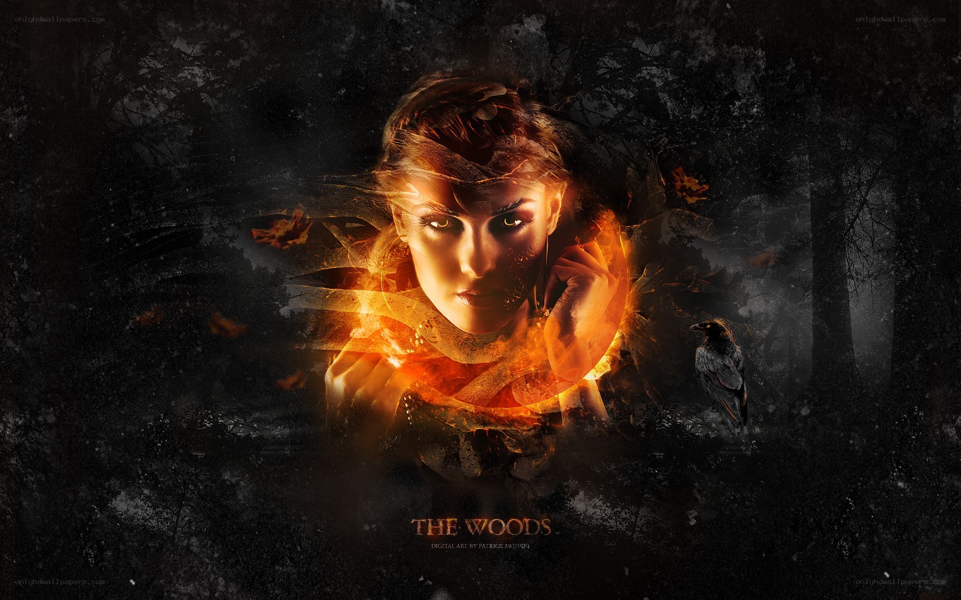 The Woods digital art