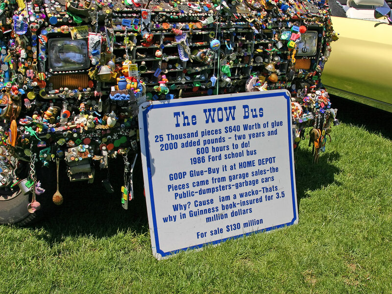 The WOW Bus display