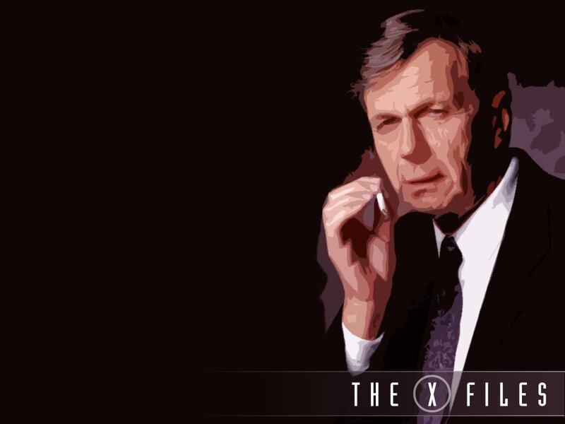 The X-Files character illustration