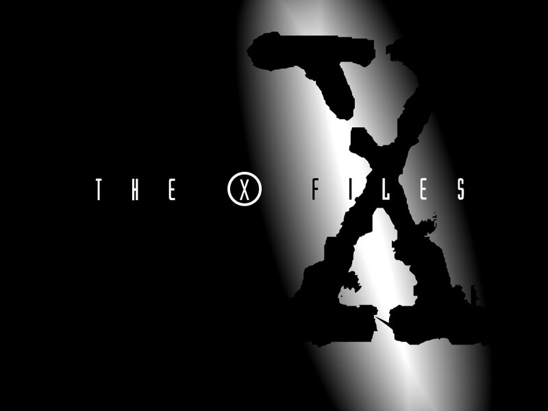 The X Files Logo — Black, Dramatic
