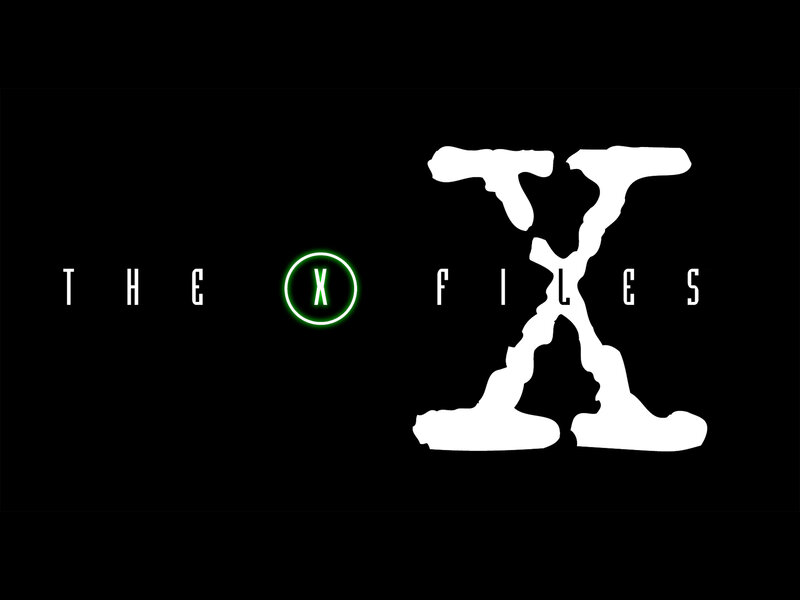 The X Files Logo — Black, Mysterious, Vector Art