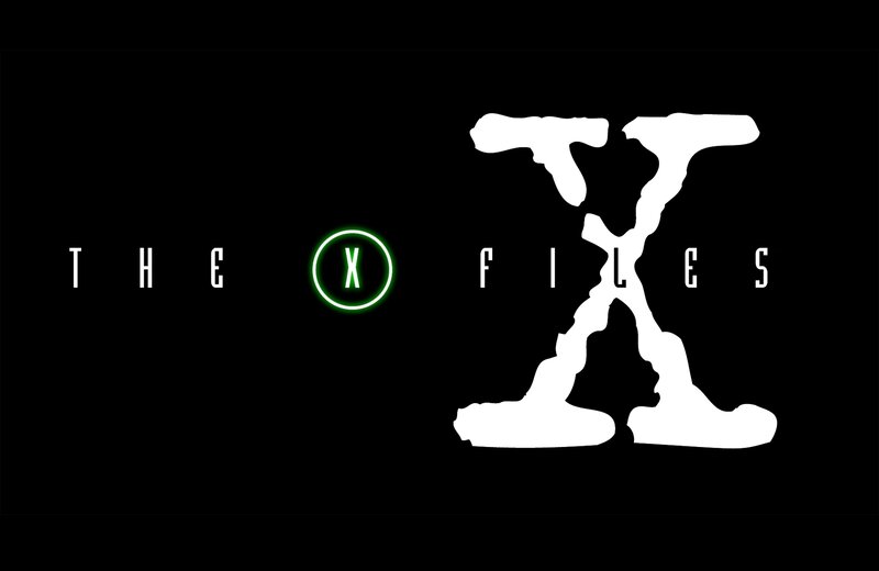 The X Files Logo — Black