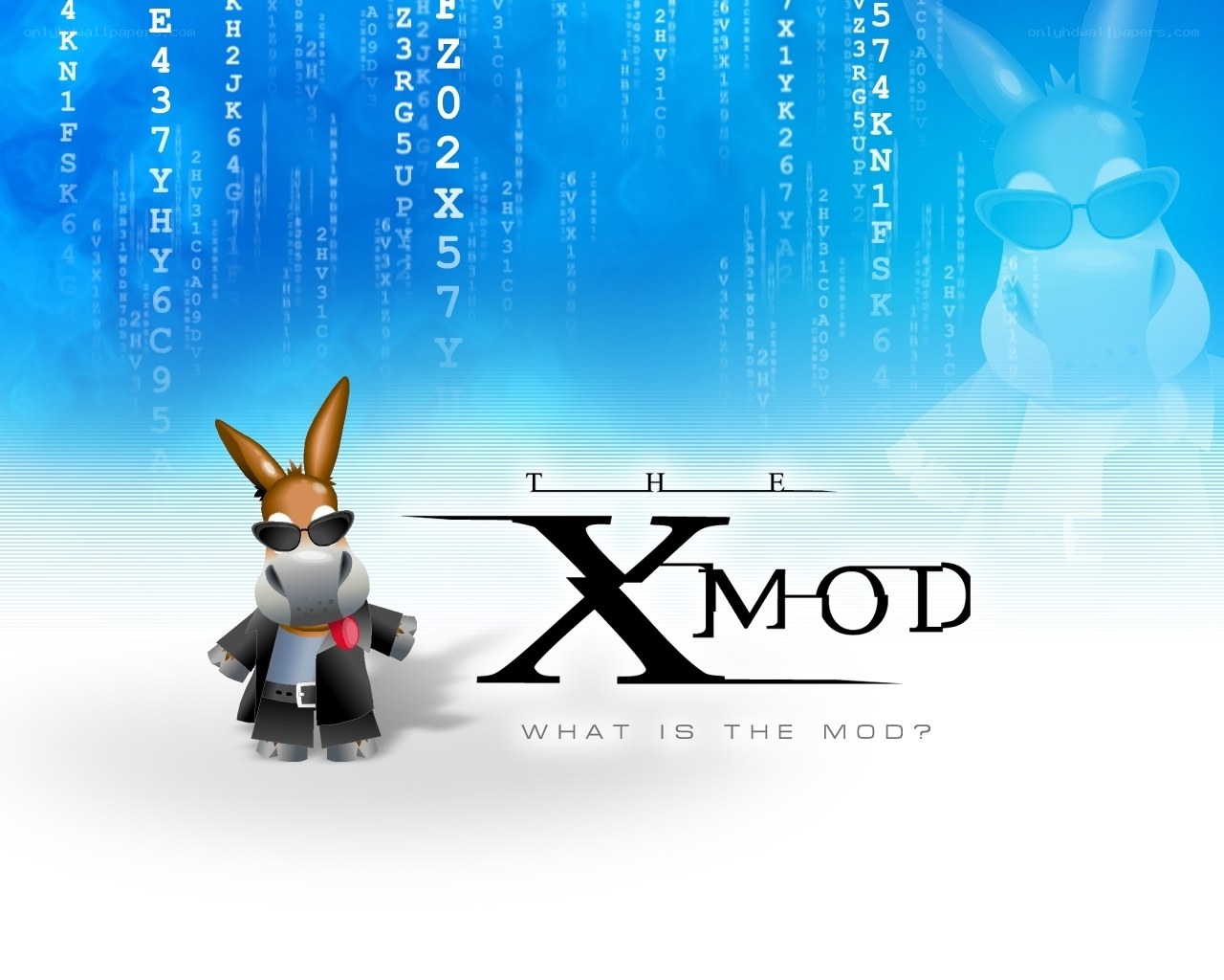 The X-Mod logo and mascot