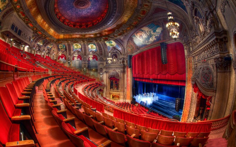 Theater Auditorium — Red, Opulent