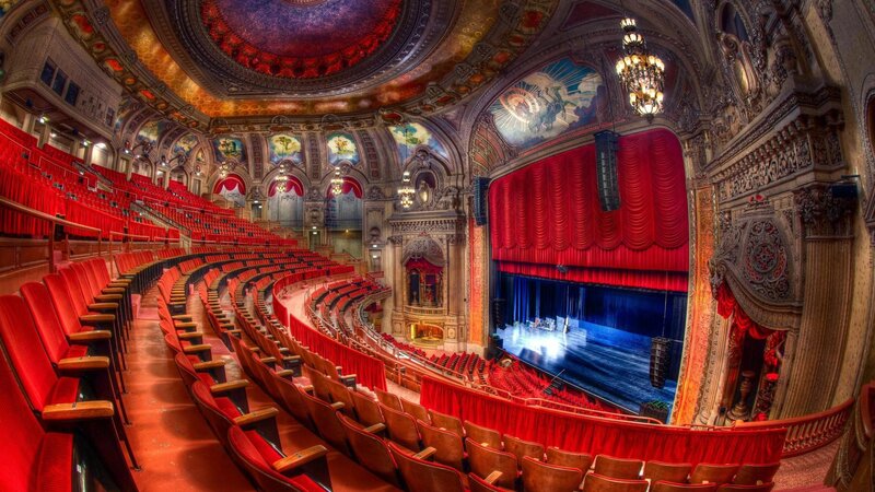 Theater Auditorium — Red