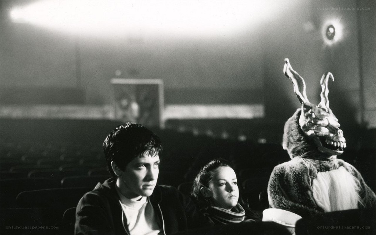 Theater scene with rabbit creature