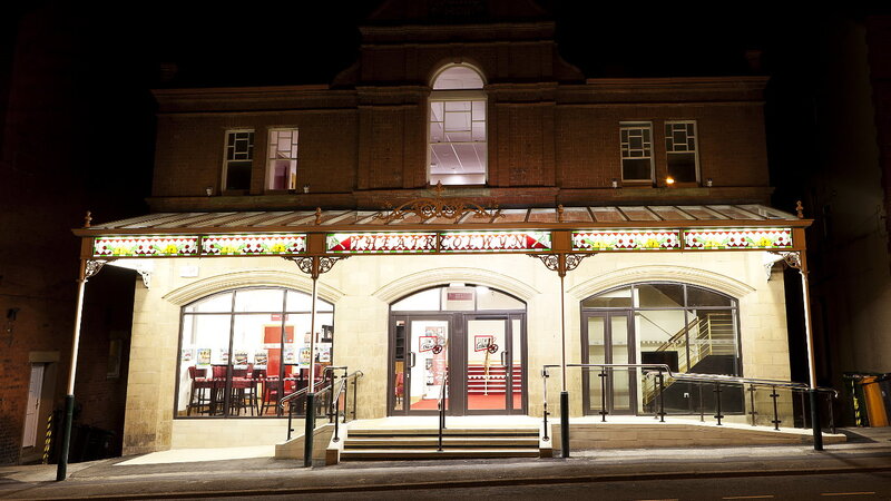Theatre Building at Night