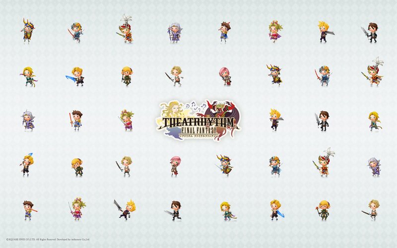 Theatrhythm Final Fantasy characters