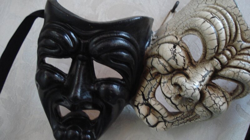 Theatrical Masks — Black
