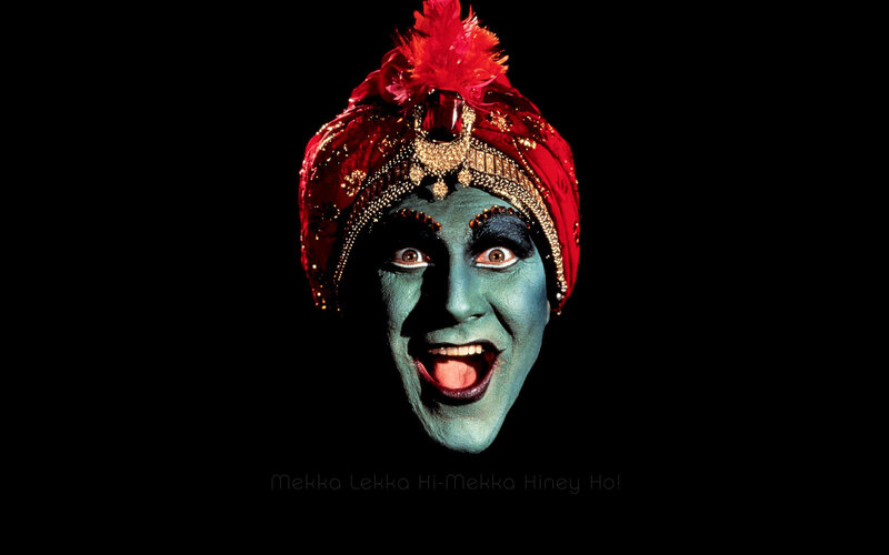 Theatrical performer in costume