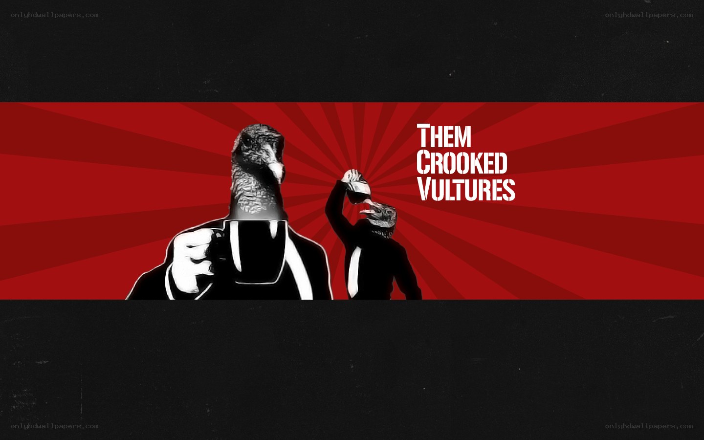 Them Crooked Vultures artwork