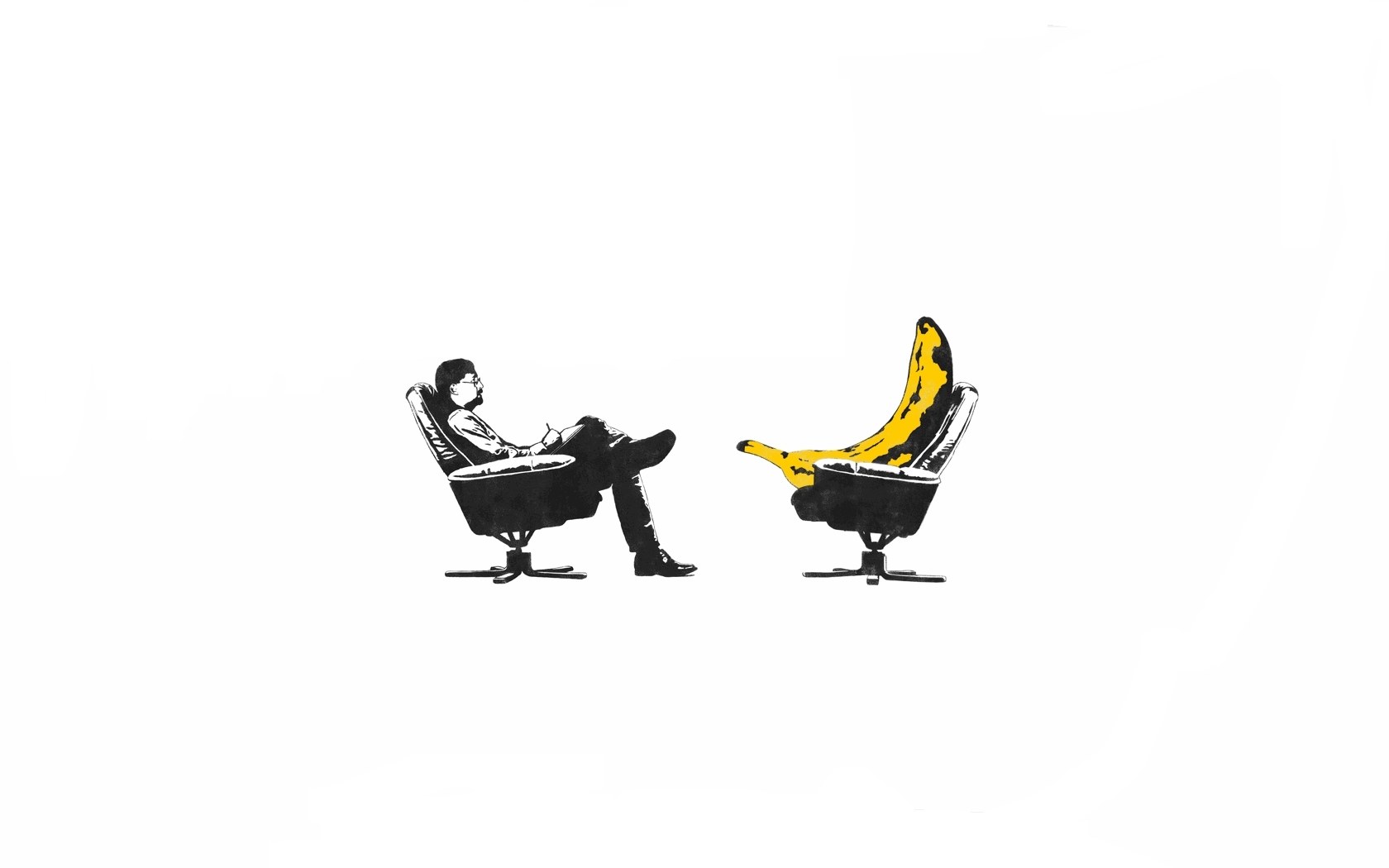 therapy session with banana