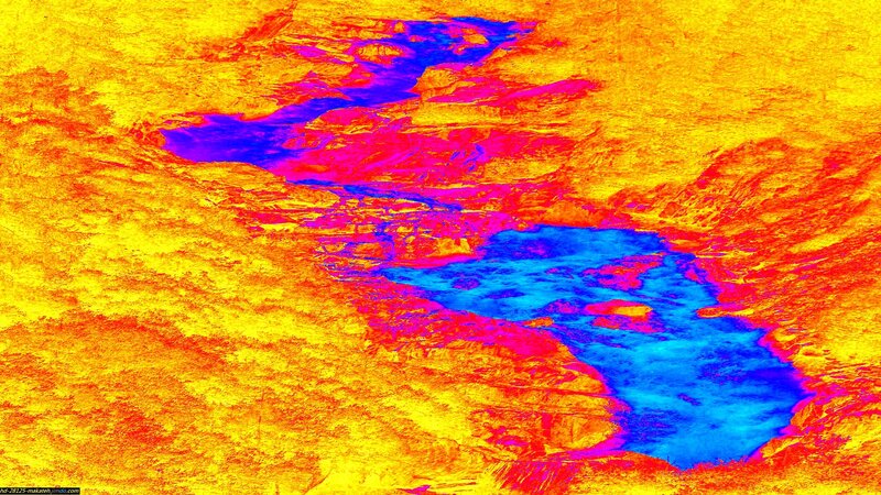 Thermal River Landscape