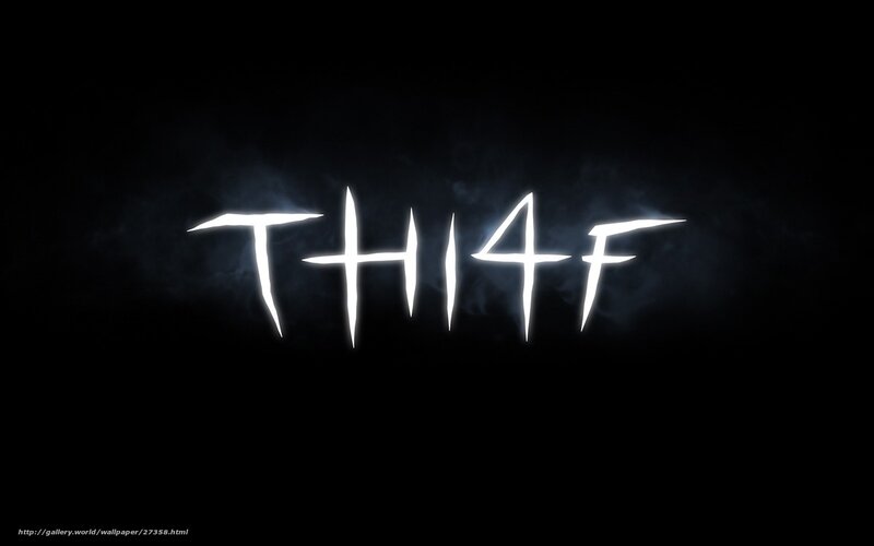 Thief logo on dark background