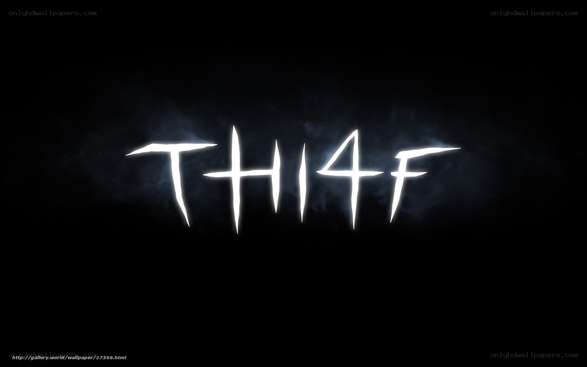 Thief logo on dark background