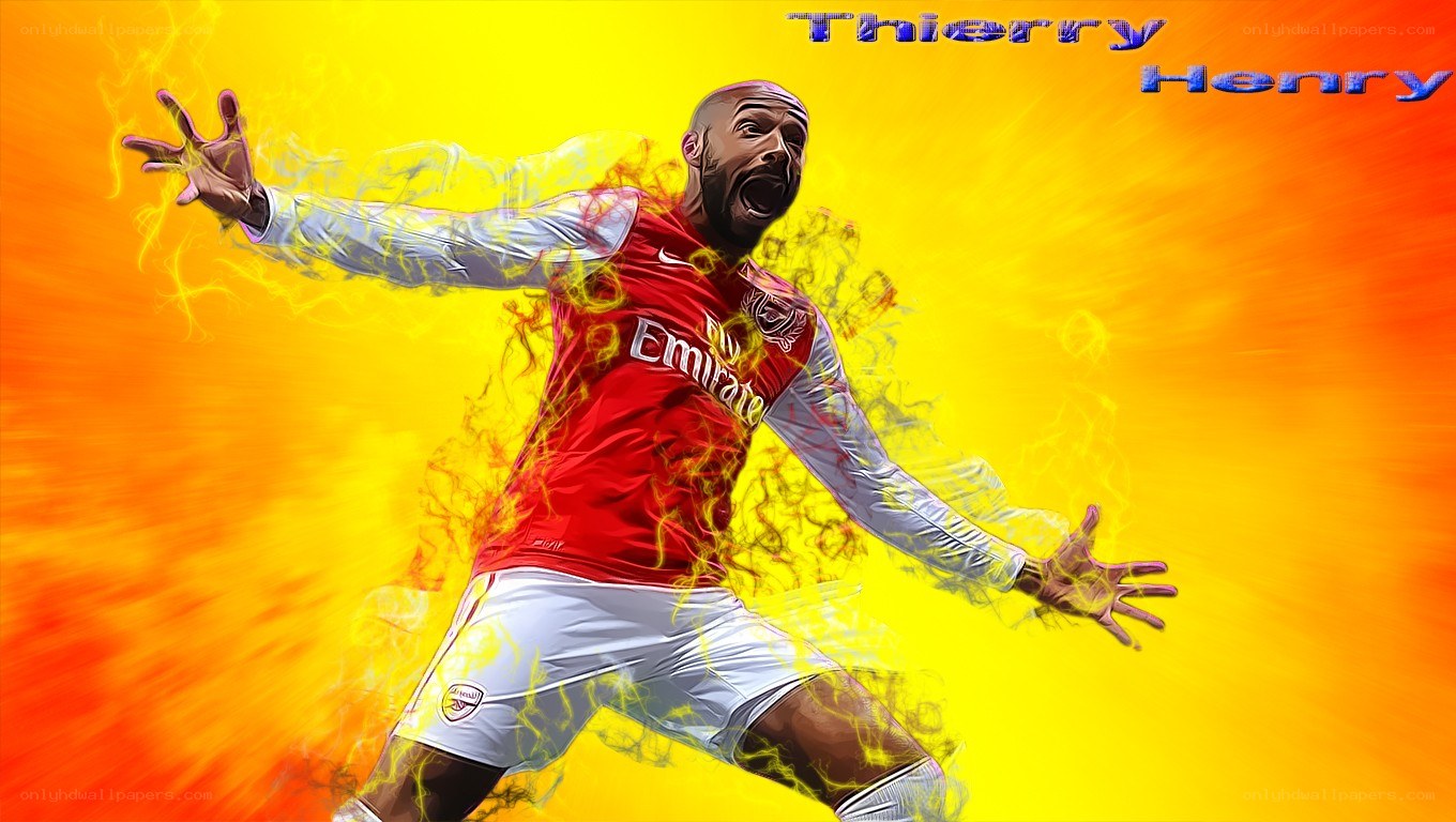 Thierry Henry celebrating