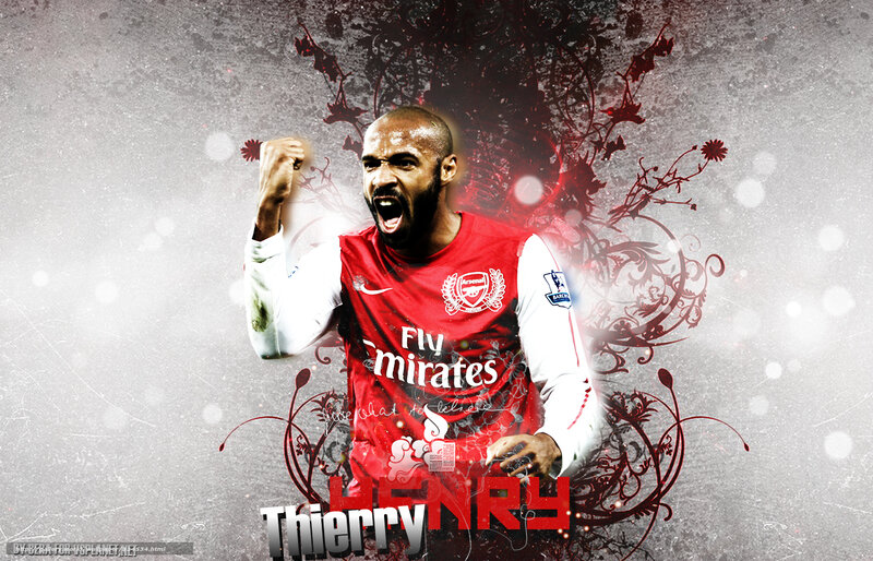 Thierry Henry celebrating