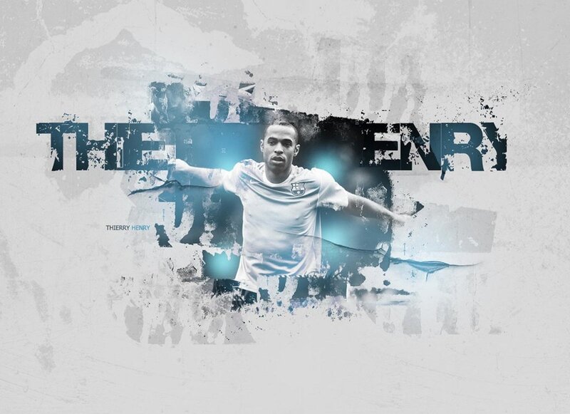 Thierry Henry football art