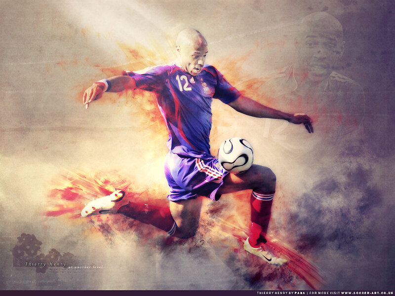 Thierry Henry in action