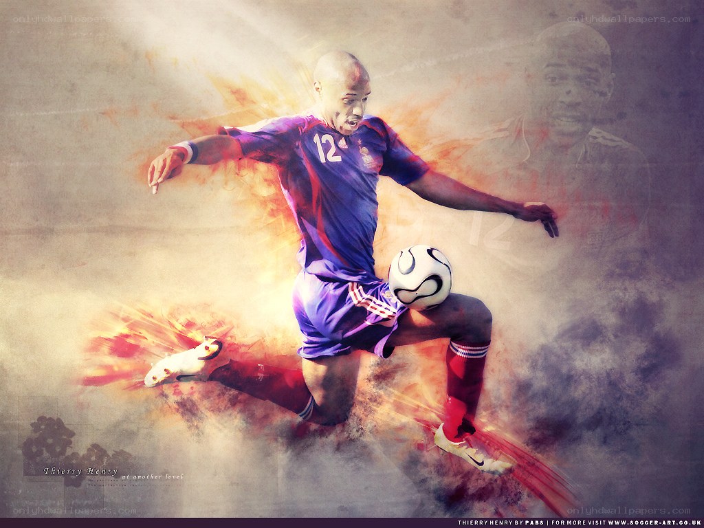 Thierry Henry in action