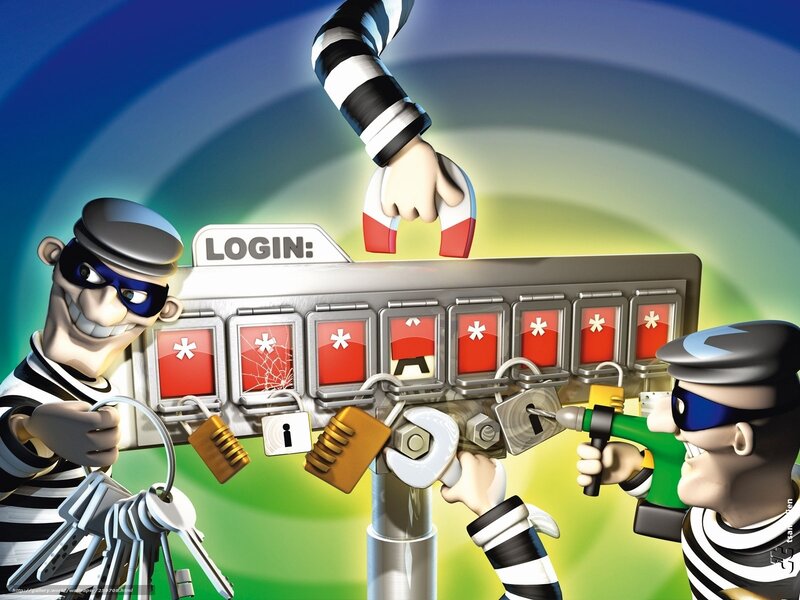 Thieves hacking login panel