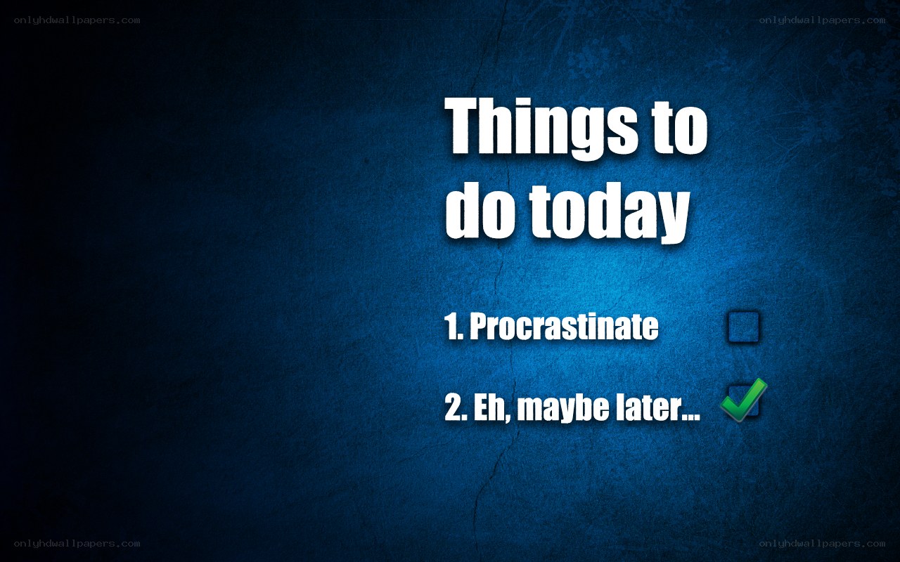 Things to do today list