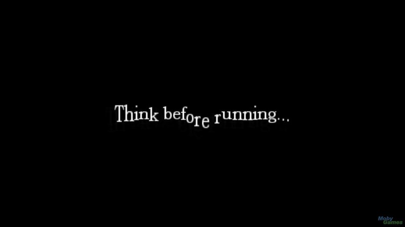 think before running