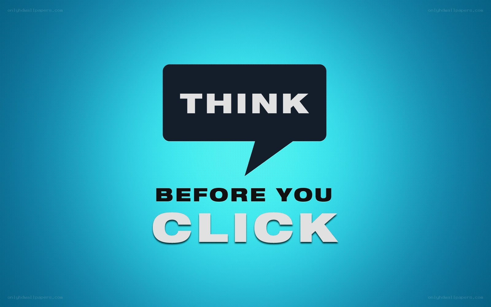think before you click