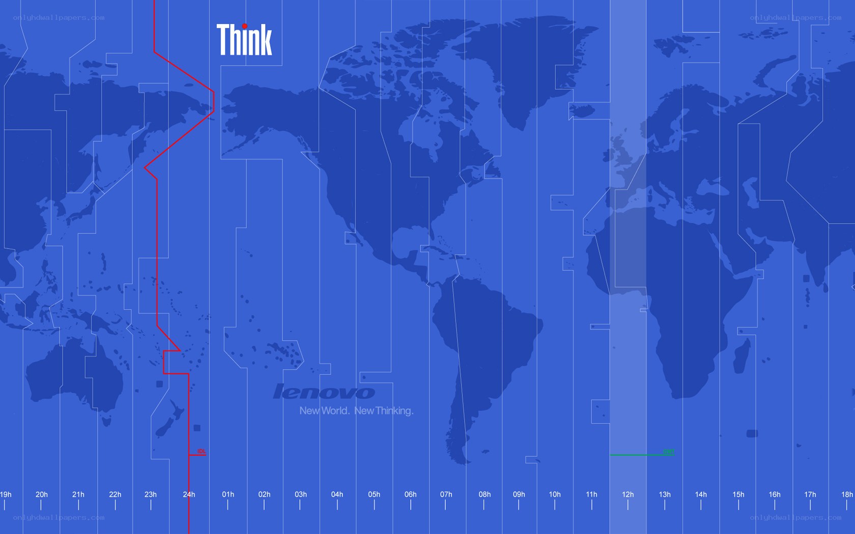 Think brand world map