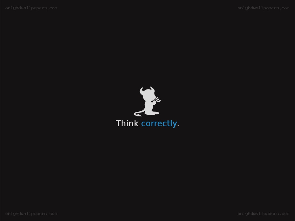 Think correctly logo