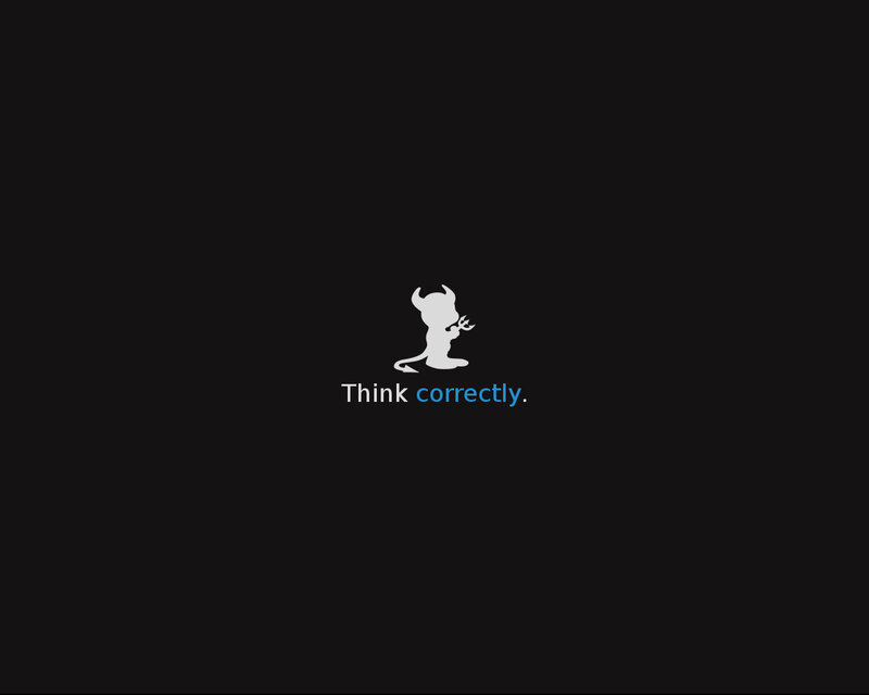 Think Correctly logo