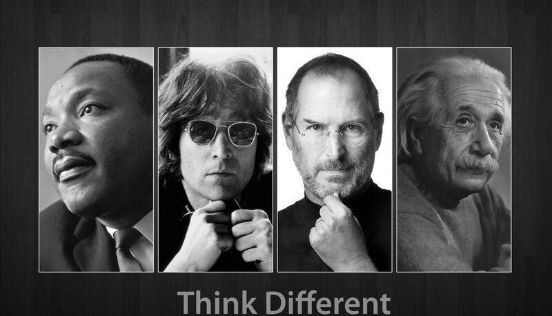 Think Different collage