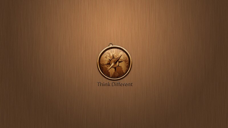 Think Different compass