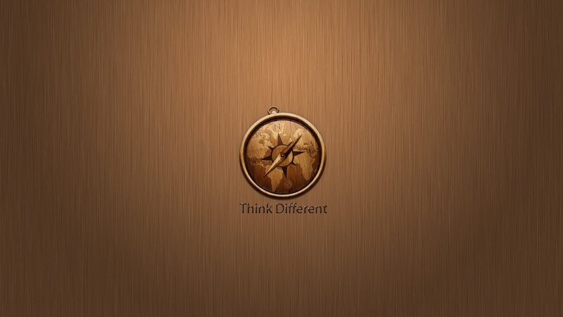 Think Different compass