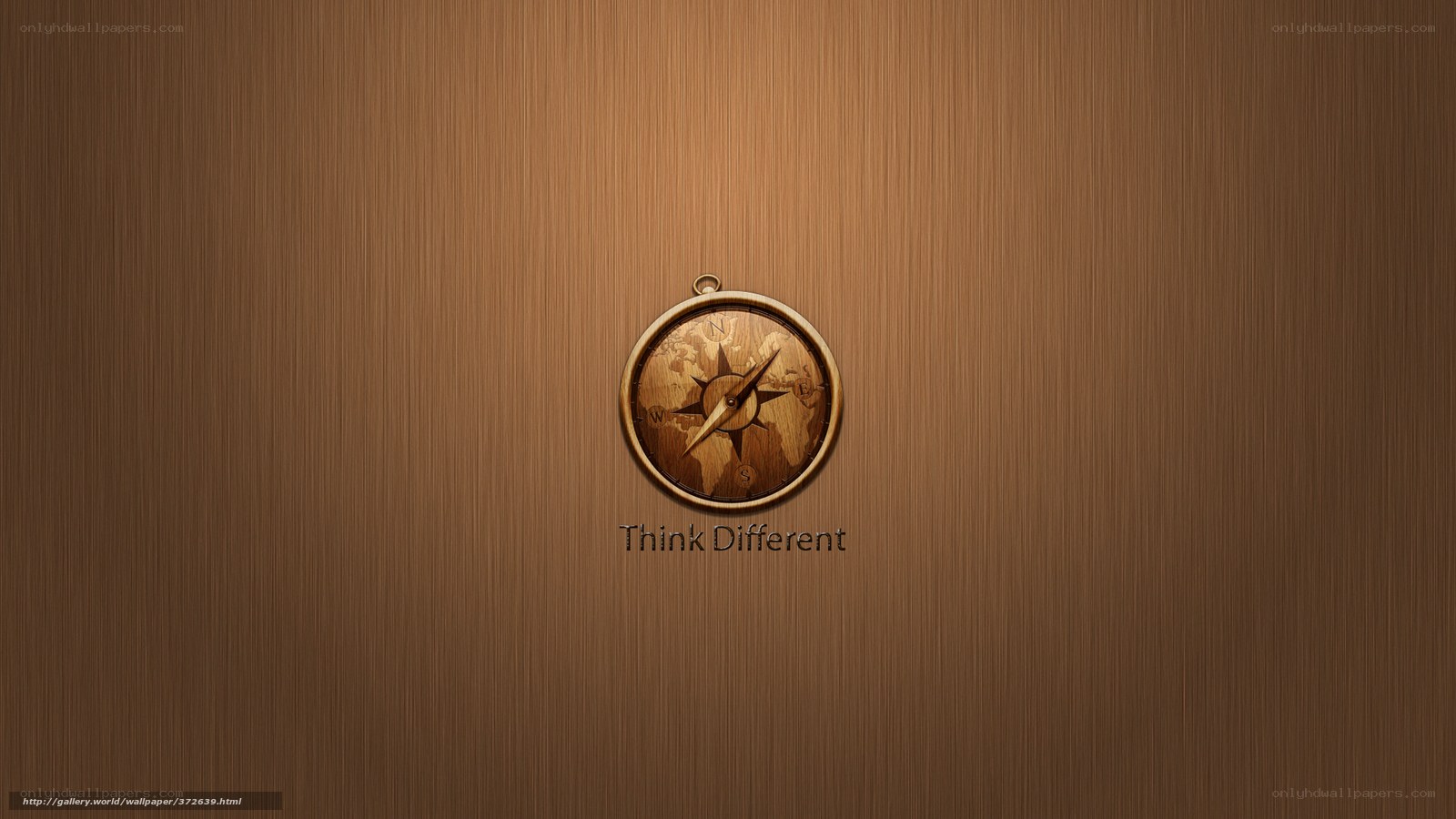 Think Different Compass Wallpaper