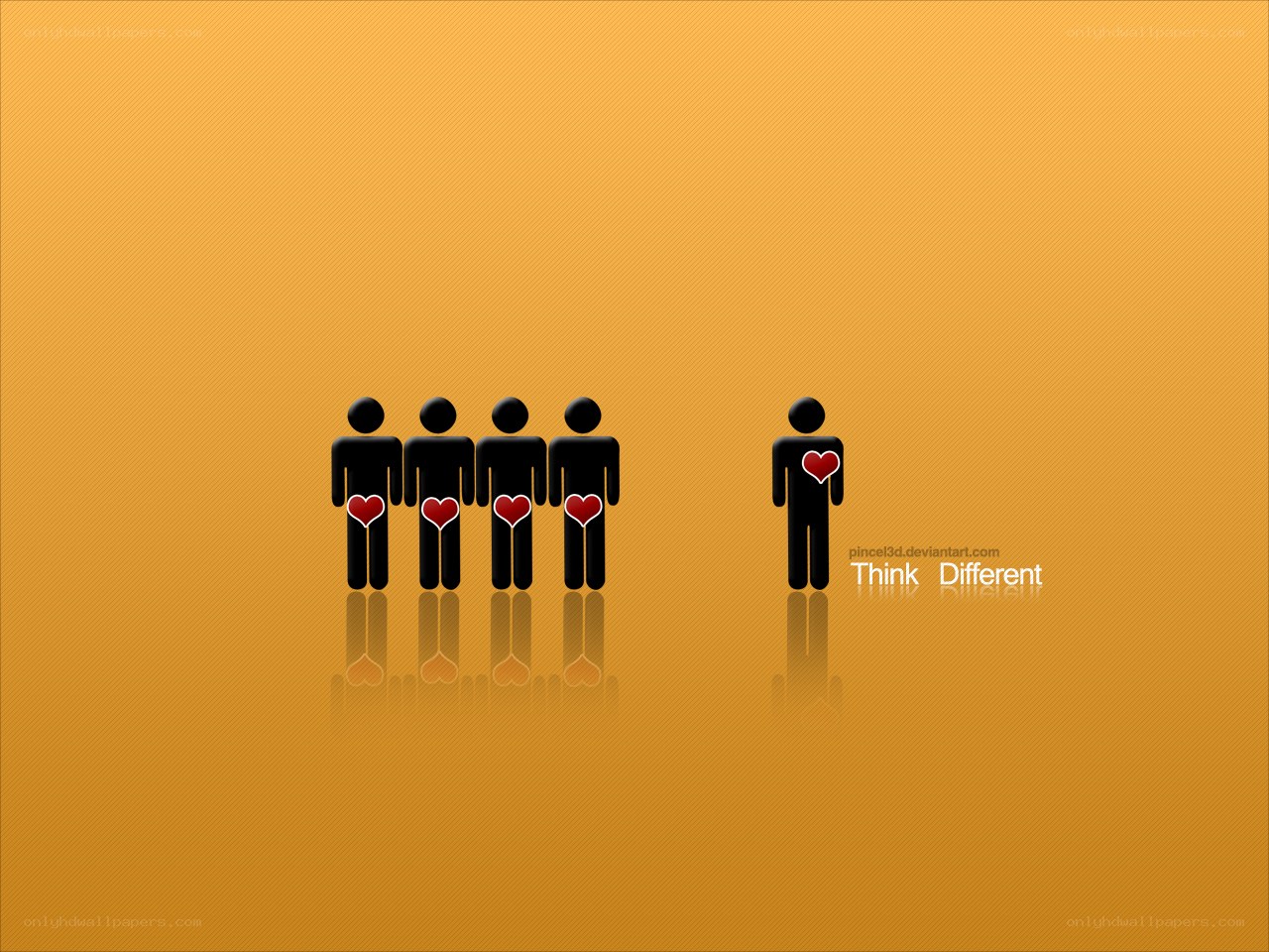 think different illustration