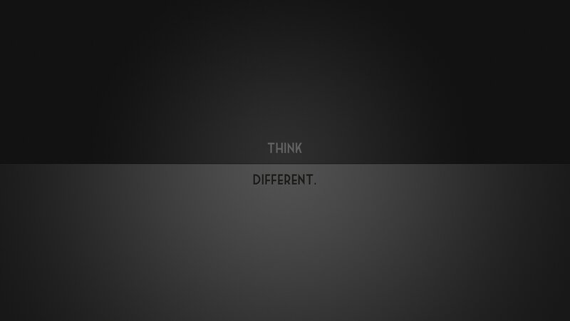 think different text