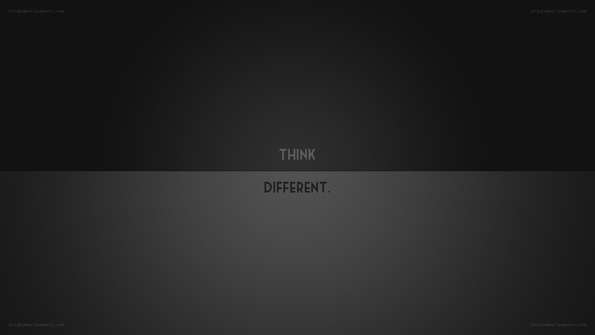think different text