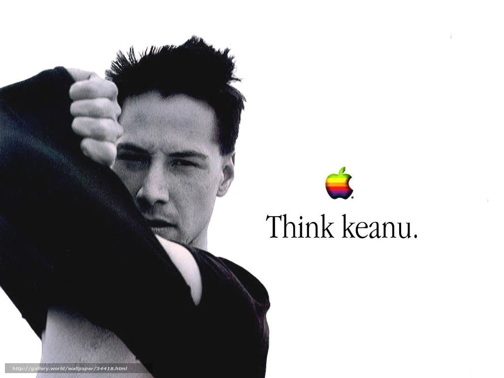 Think Keanu Apple ad