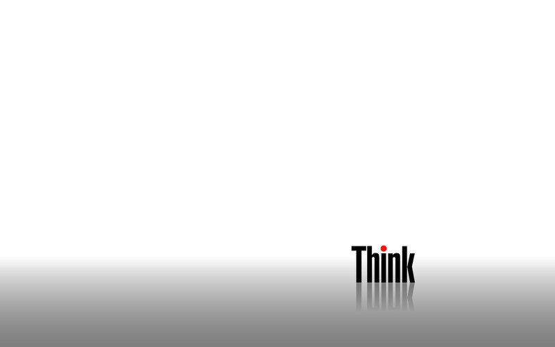 Think logo on gradient background