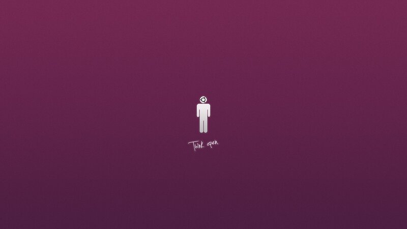 Think Open logo on purple