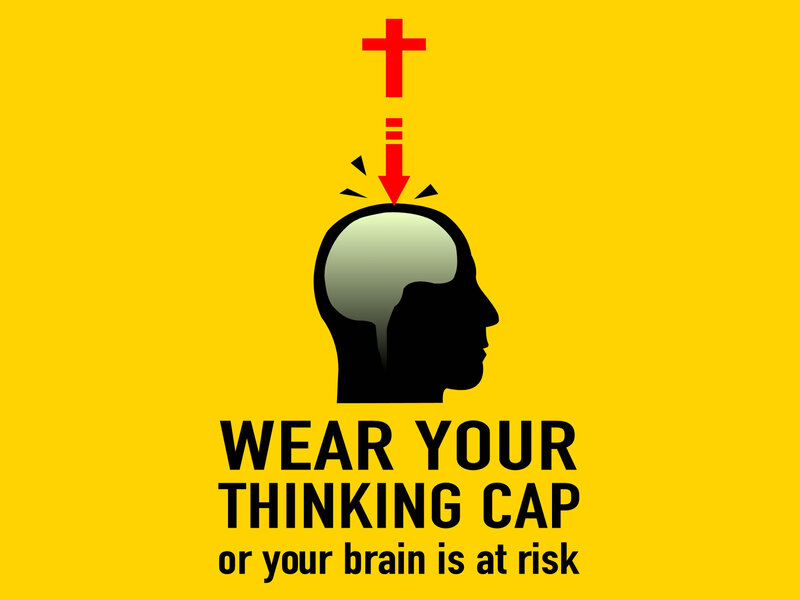 thinking cap warning